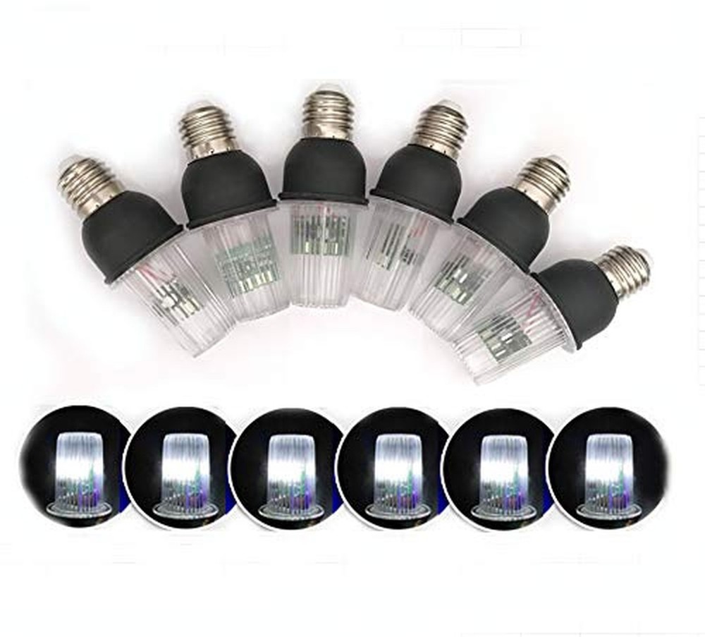 6Pcs Strobe LED Bar KTV 4W E26 E27 White light source Stroboscopic Outdoor Fl...