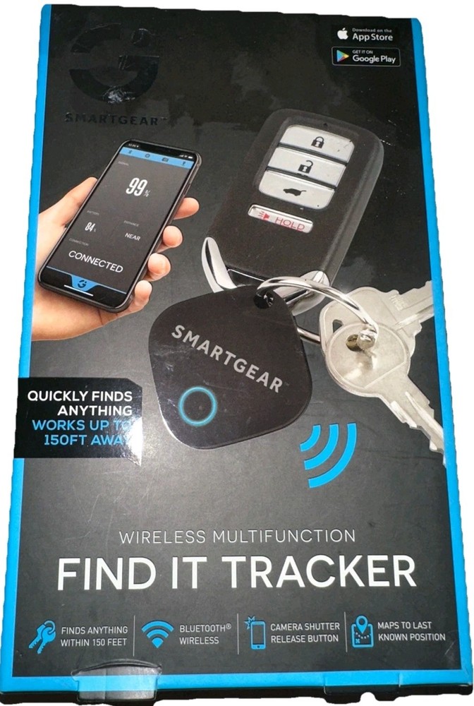 SmartGear Wireless Find It Tracker Bluetooth Key Finder – Open Box – Untested