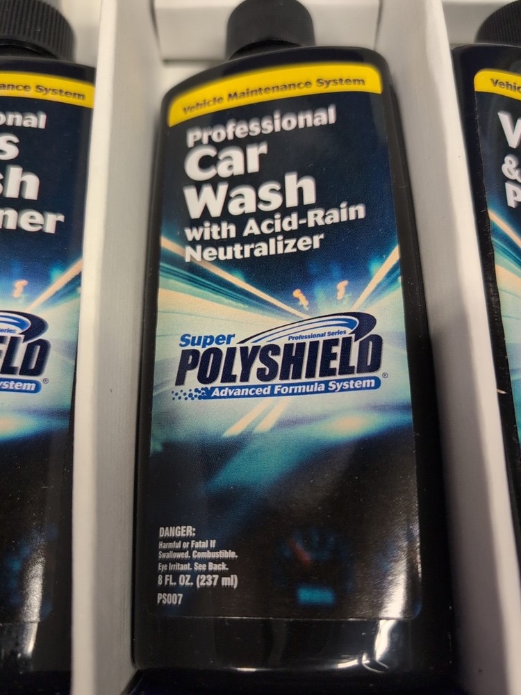 Super Polyshield Advanced Formula Car Detailing System Complete Kit New In Box