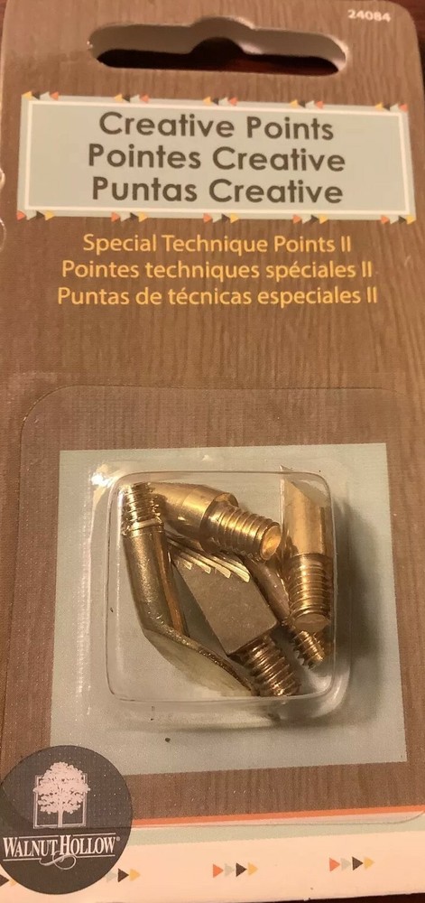 Walnut Hollow Creative Woodburning Special Technique Points 24084 ~ 5/Pkg