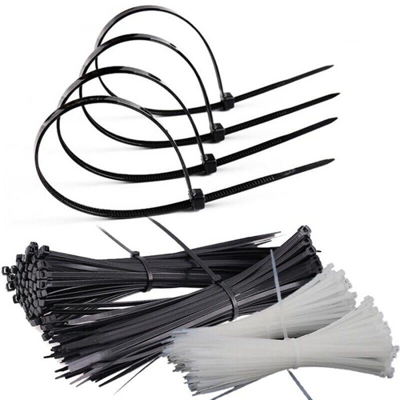 10mm Self-Locking Nylon Plastic Cable Ties Zip Ties Wrap Wire Cord Zip Tie Strap