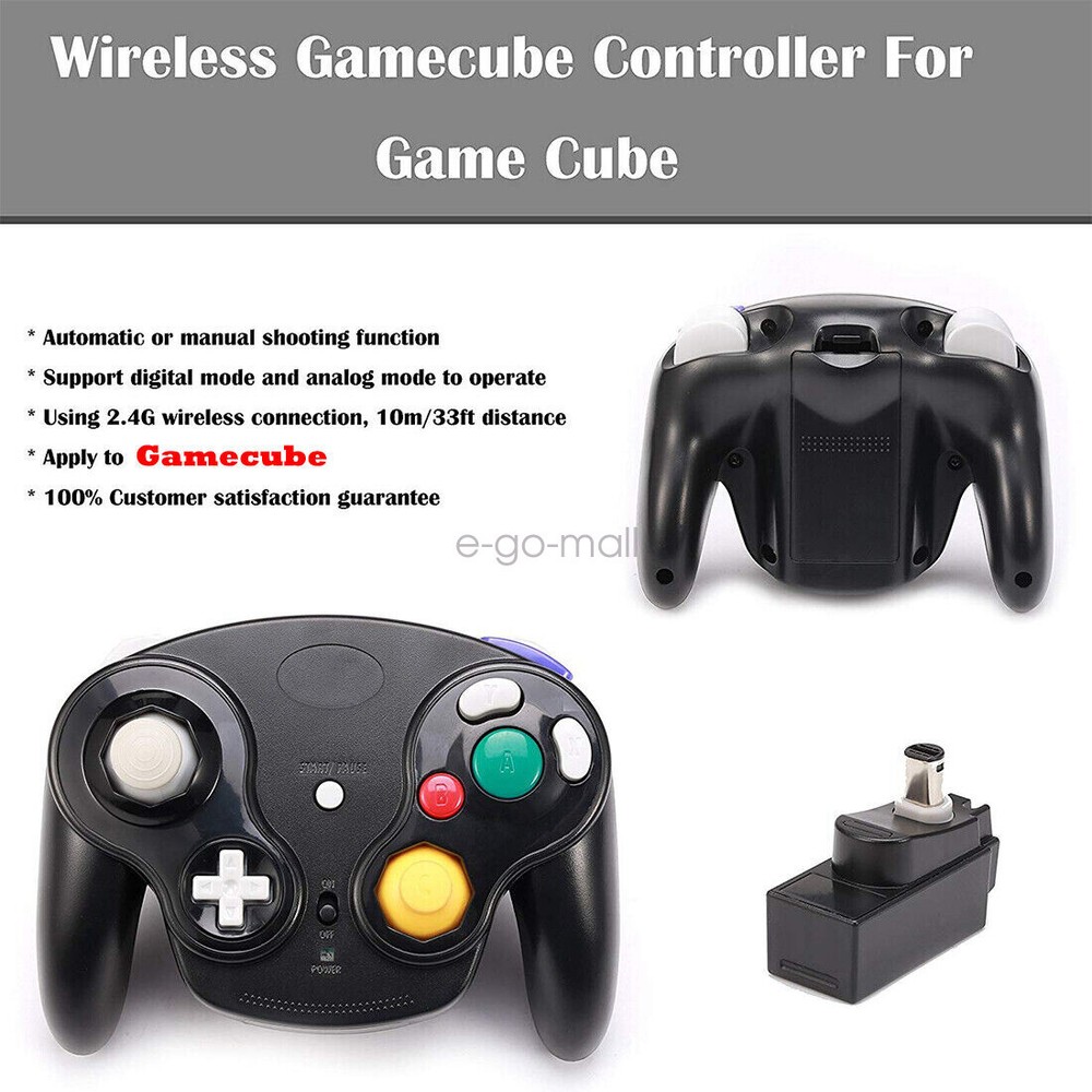 Wired/Wireless Remote Controller Gamepad for GameCube Console/ Extension Cable