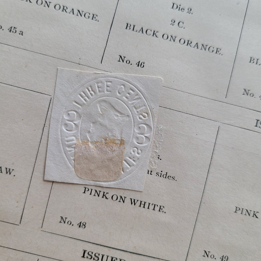 (1864-65) #U58 3¢ Washington Stamp Envelope