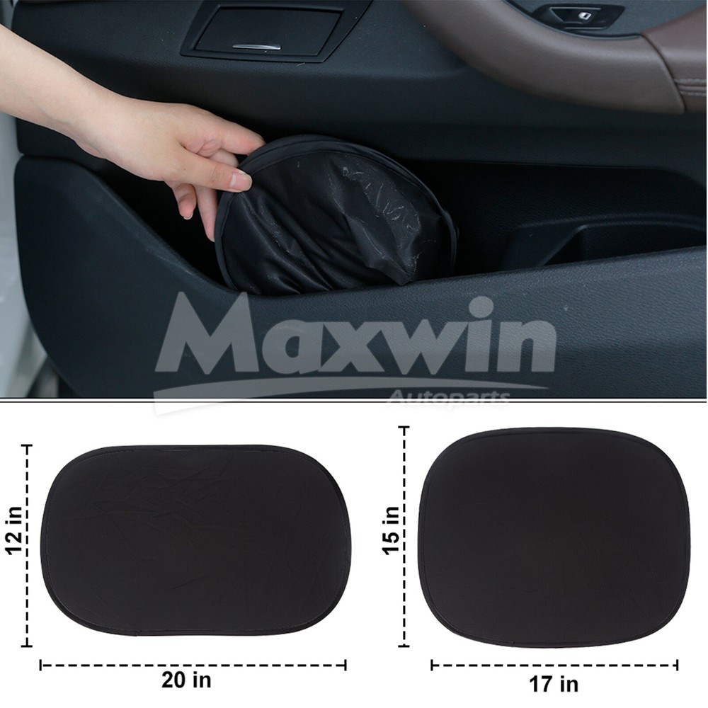 Car Window Shade block UV Sun Shade Foldable Reflective Visor 4x Pack