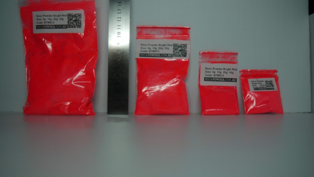 Neon Powder Bright Red