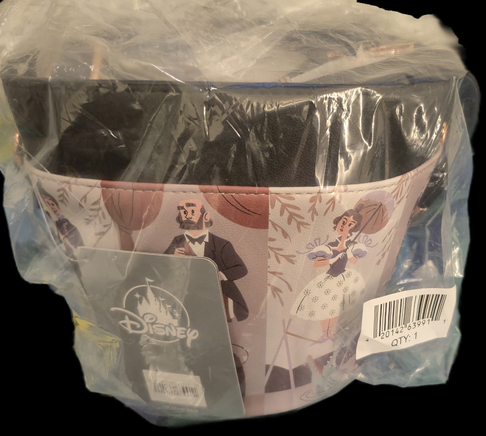 Disney Parks Haunted Mansion Stretching Portraits Bucket Bag Purse