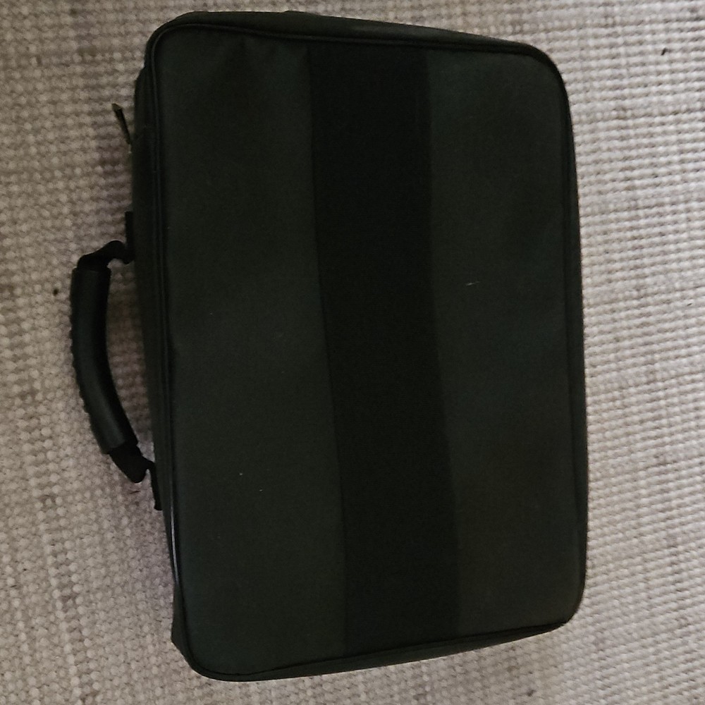 Black Fireproof Security Bag with Lock and Handle