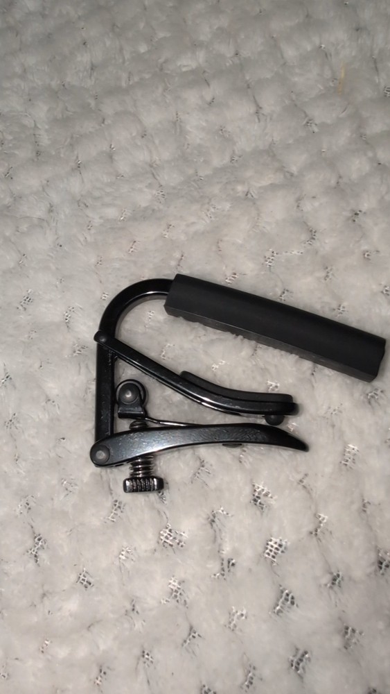 Shubb C2K Capo Noir for Nylon String Classical Guitars, Black Chrome