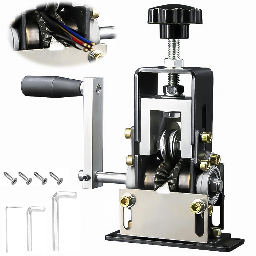 Automatic Copper Wire Stripper Machine, Pelador de Cable Electrico, Black
