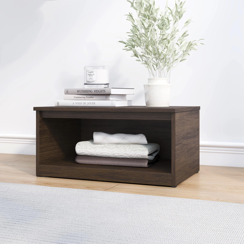 Ardent Open Shelf Modular Storage System, Walnut