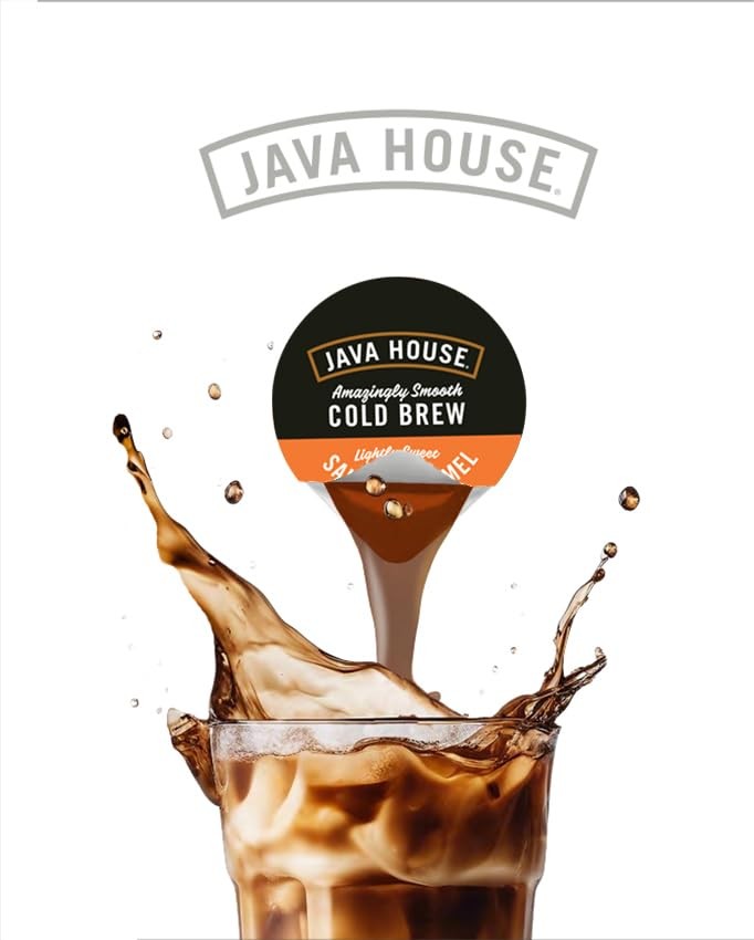 Java House Salted Caramel Cold Brew Coffee Pods – 12 Count