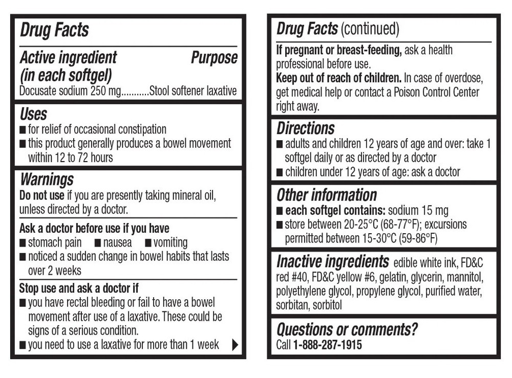 Equate Stool Softener Laxative Softgels for Constipation 400 count