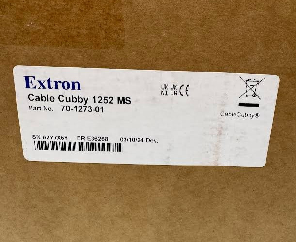 Extron 70-1273-01 Cable Cubby 1252 MS Cable Access Box