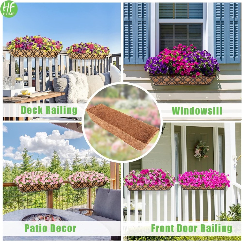 Set of 2 Window Deck Coco Liner Replacements