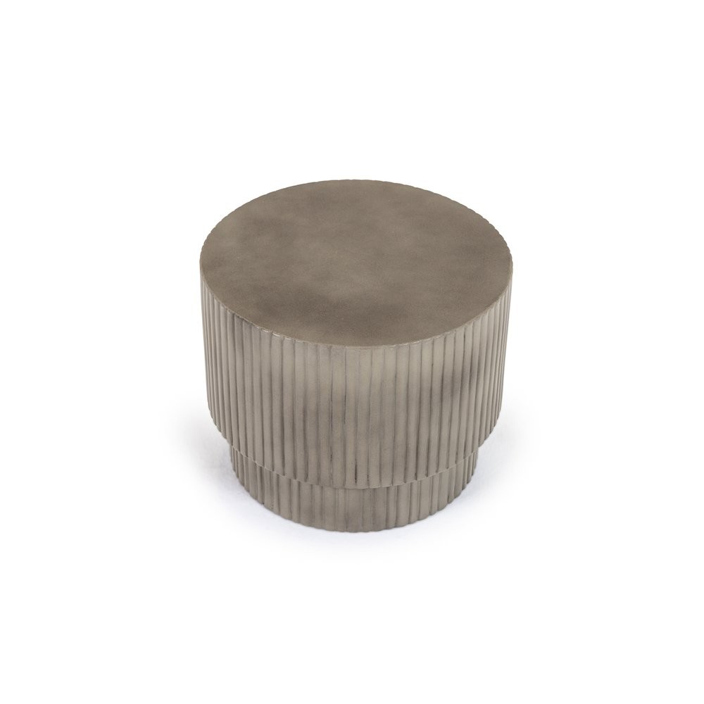 Modrest Gruver - Modern Grey Concrete End Table