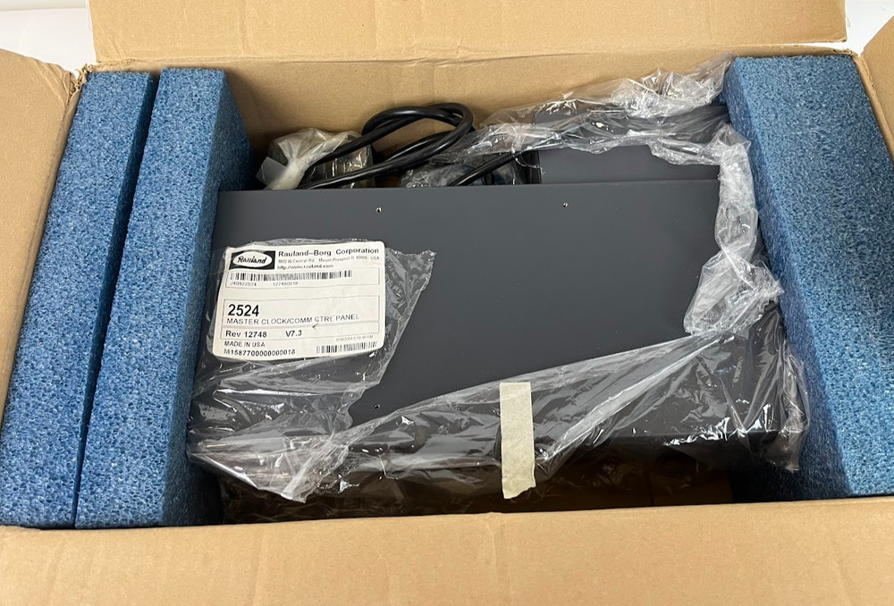 Rauland Borg 2524 Master Clock & Intercom Controller System Unit