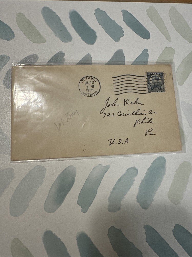 1932 CANADA FDC OTTAWA ONTARIO 5 Cent