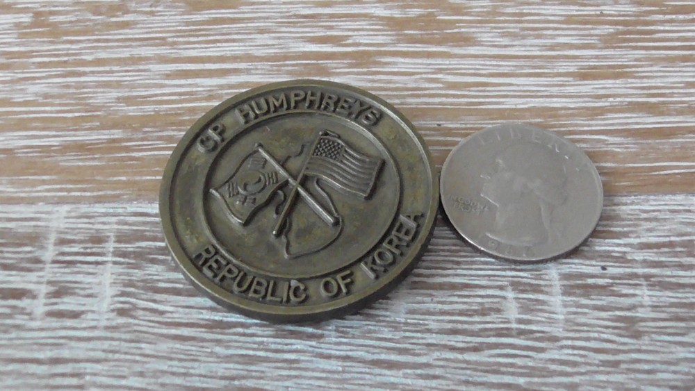 USAF 607th Combat Communications Squadron CBCS ROK Challenge Coin #D935