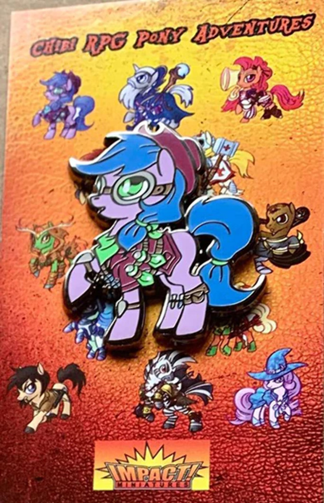 1.5" Hard Enamel RPG Pony Adventure Pin - Alchemist Pony