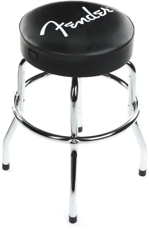 Fender Spaghetti Logo Pick Holder Barstool - 24-inch