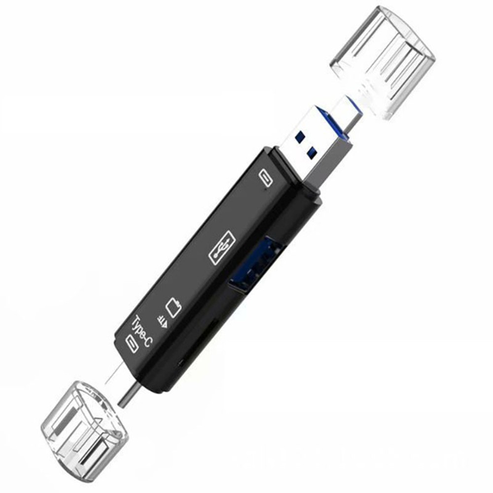 3X 5-in-1 Multifunctional OTG Card Reader Micro- / Card / USB Reader5553