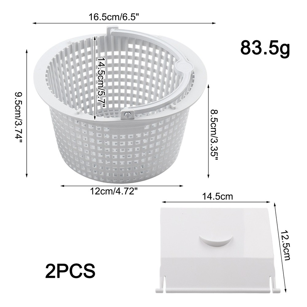 Filter Basket Set Automatic Skimmer Pool Cleaning Compatible With SPX1091 Models