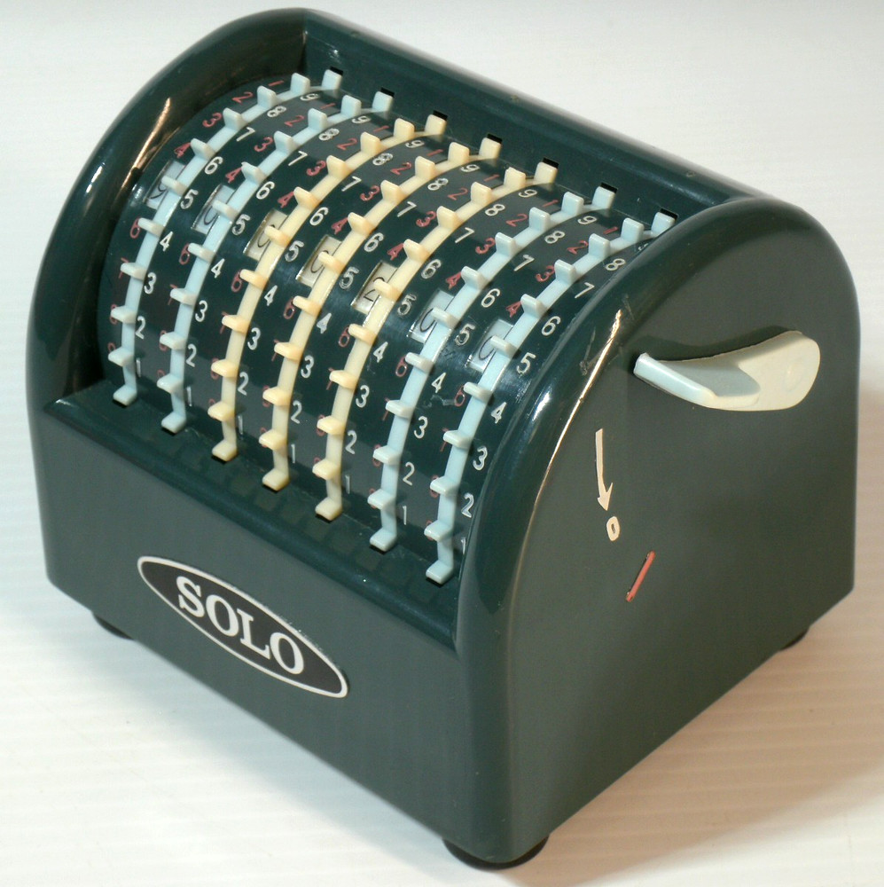 Vintage Adding Machine Solo Japan