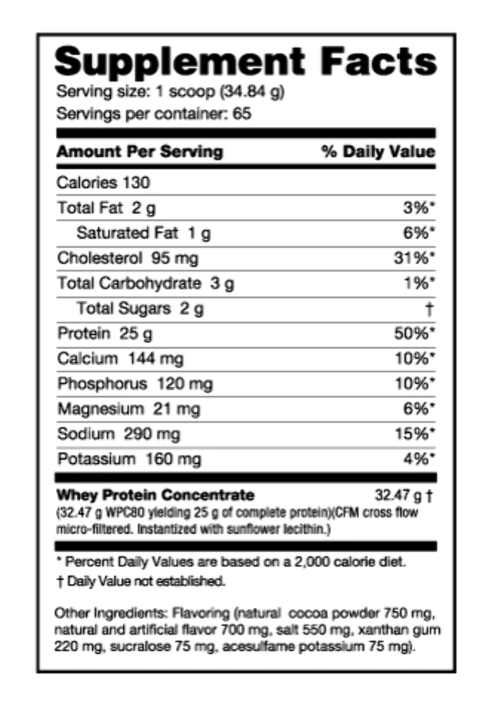 Nutrabio Classic Whey Protein (WPC80) 5 lb
