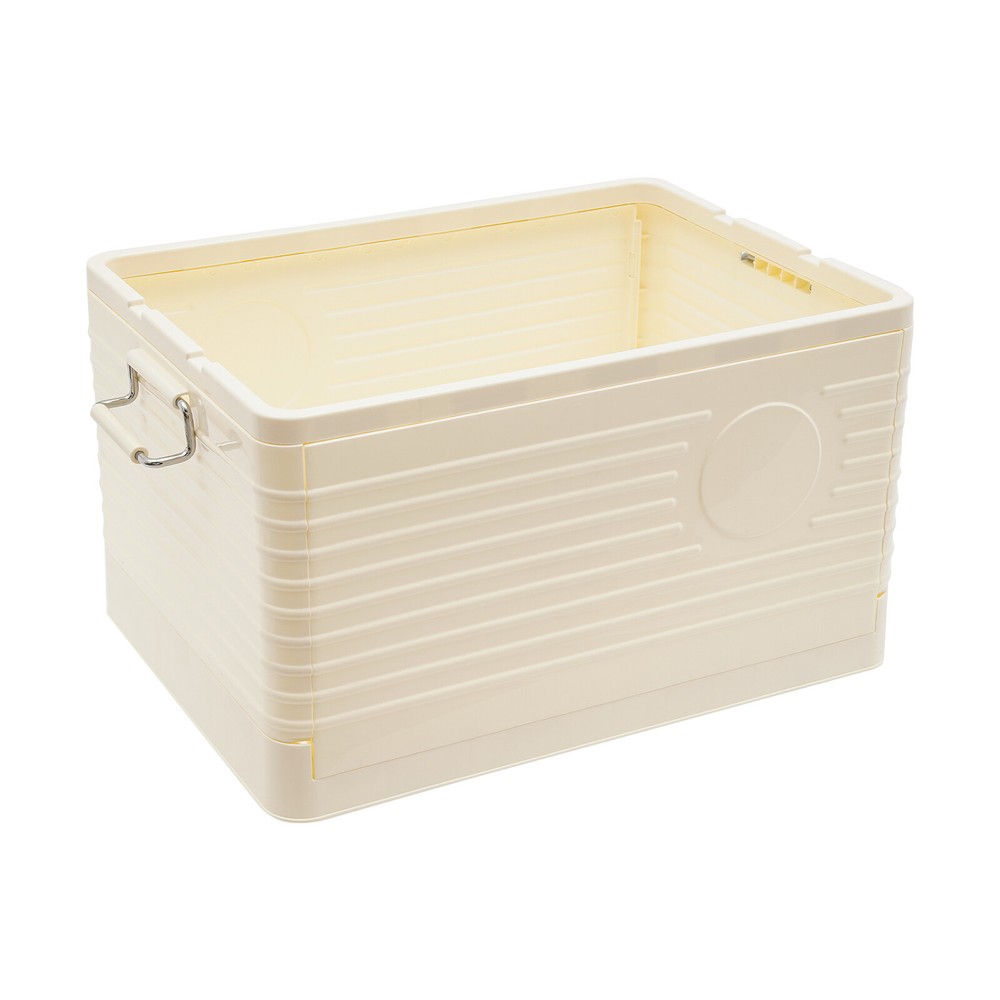 2-tier Foldable Storage Bin Stackable Storage Storage Box Home 62.3QT Capacity
