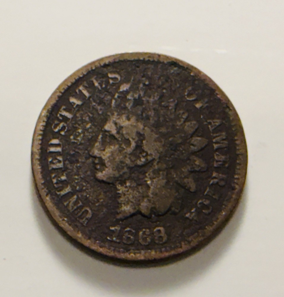 1868 Indian Head Cent