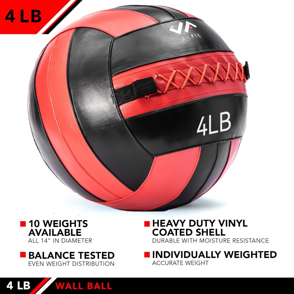 Wall , 4 LB, Red/Black
