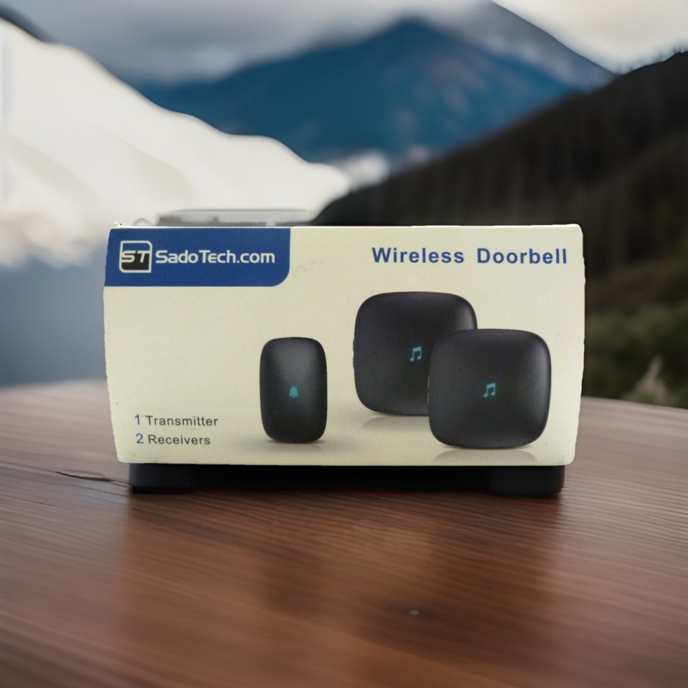 ST Sado Tech.Com Wireless Doorbell with 2 receivers