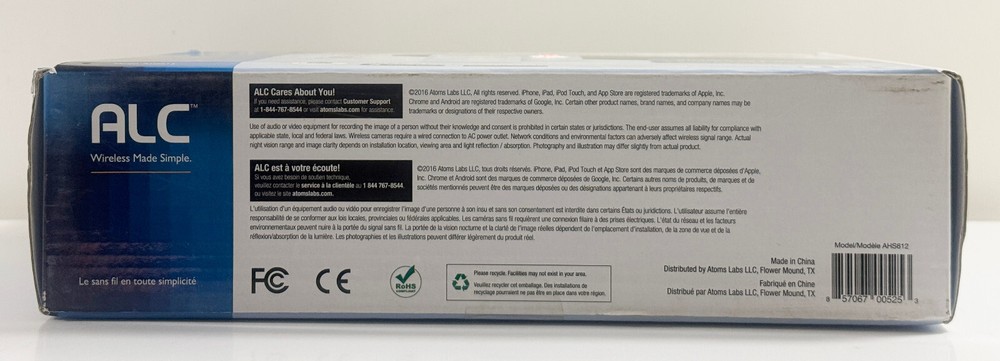 ALC Wireless Security System Entry Kit AHS612