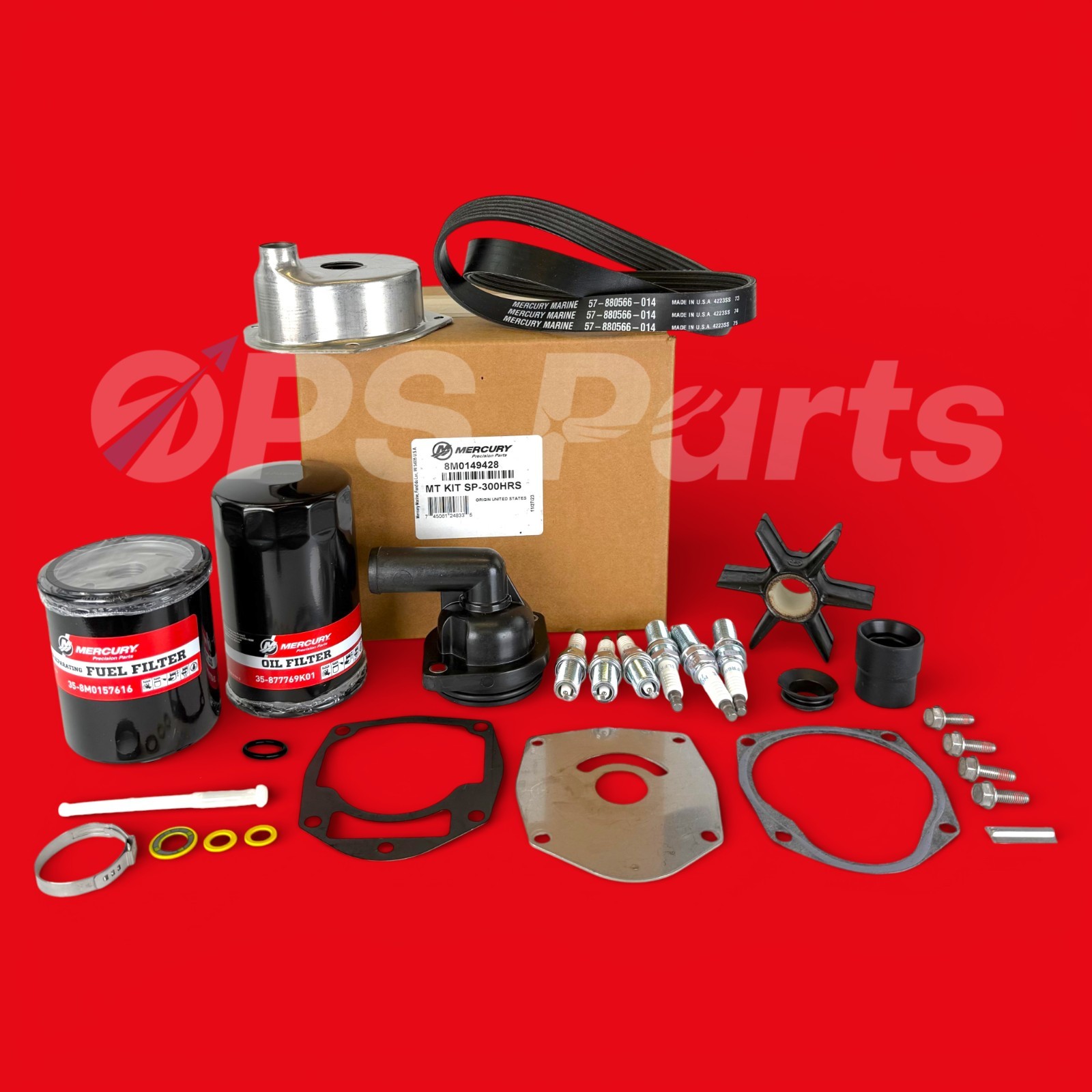 Mercury Maintenance Kit 300 Hour L6 Verado 200-400HP >2B144123 Part # 8M0149428
