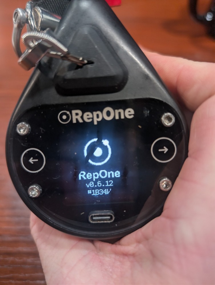 Lightly Used  Repone Velocity Tracker for barbell training