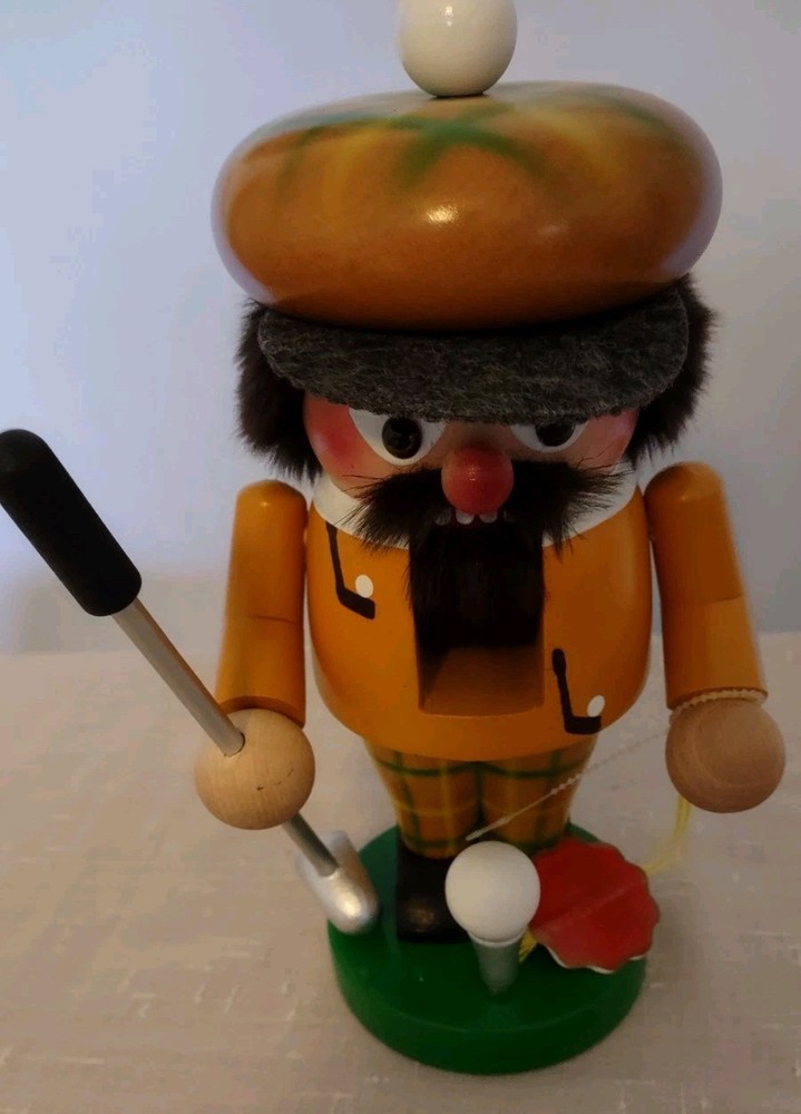 Original Steinbach Nutcracker Golfer Made in Germany 9.5"