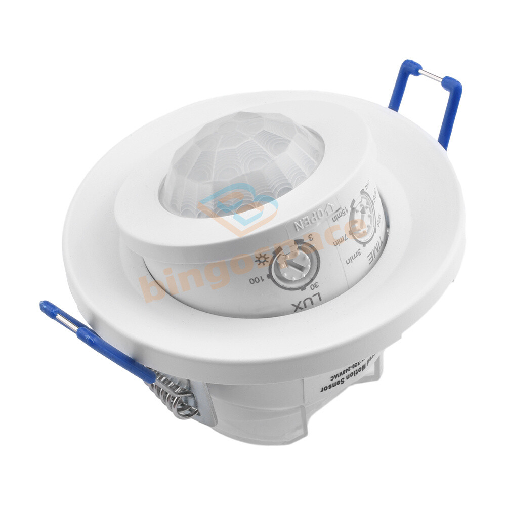 AC220-240V PIR Motion Sensor Detection Embedded Rotary Sensor 360° Motion Sensor