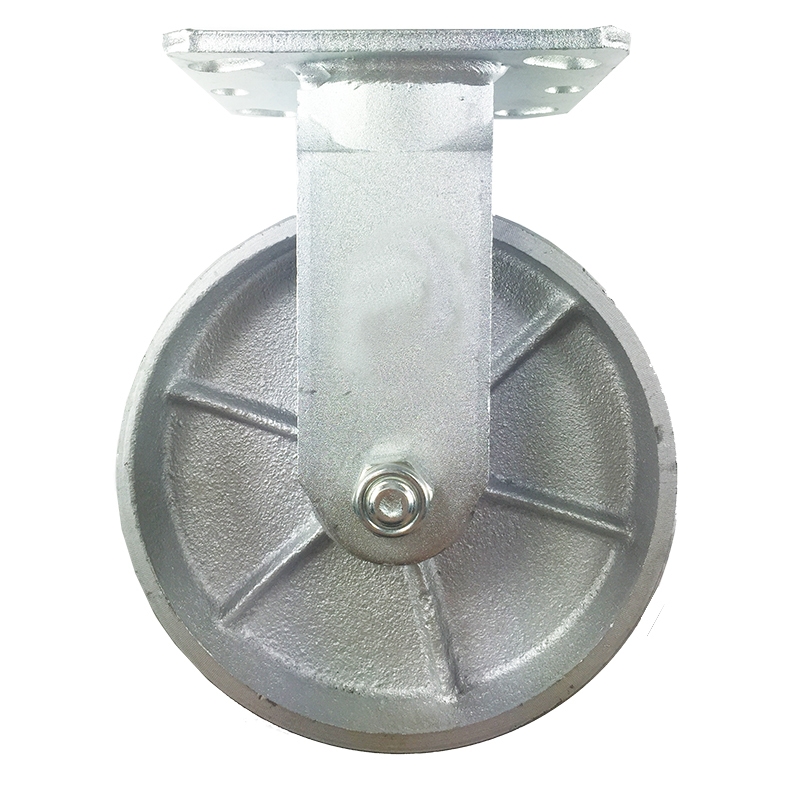 6" x 2" Steel Wheel Caster - Rigid