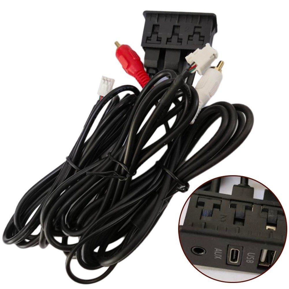 Car Dash Mount USB+TYPEC Port Panel Interface Extension 145cm Cable Adapter