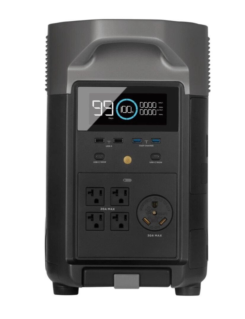 EcoFlow DELTA Pro 3600Wh+400W Solar Panel Solar Generator