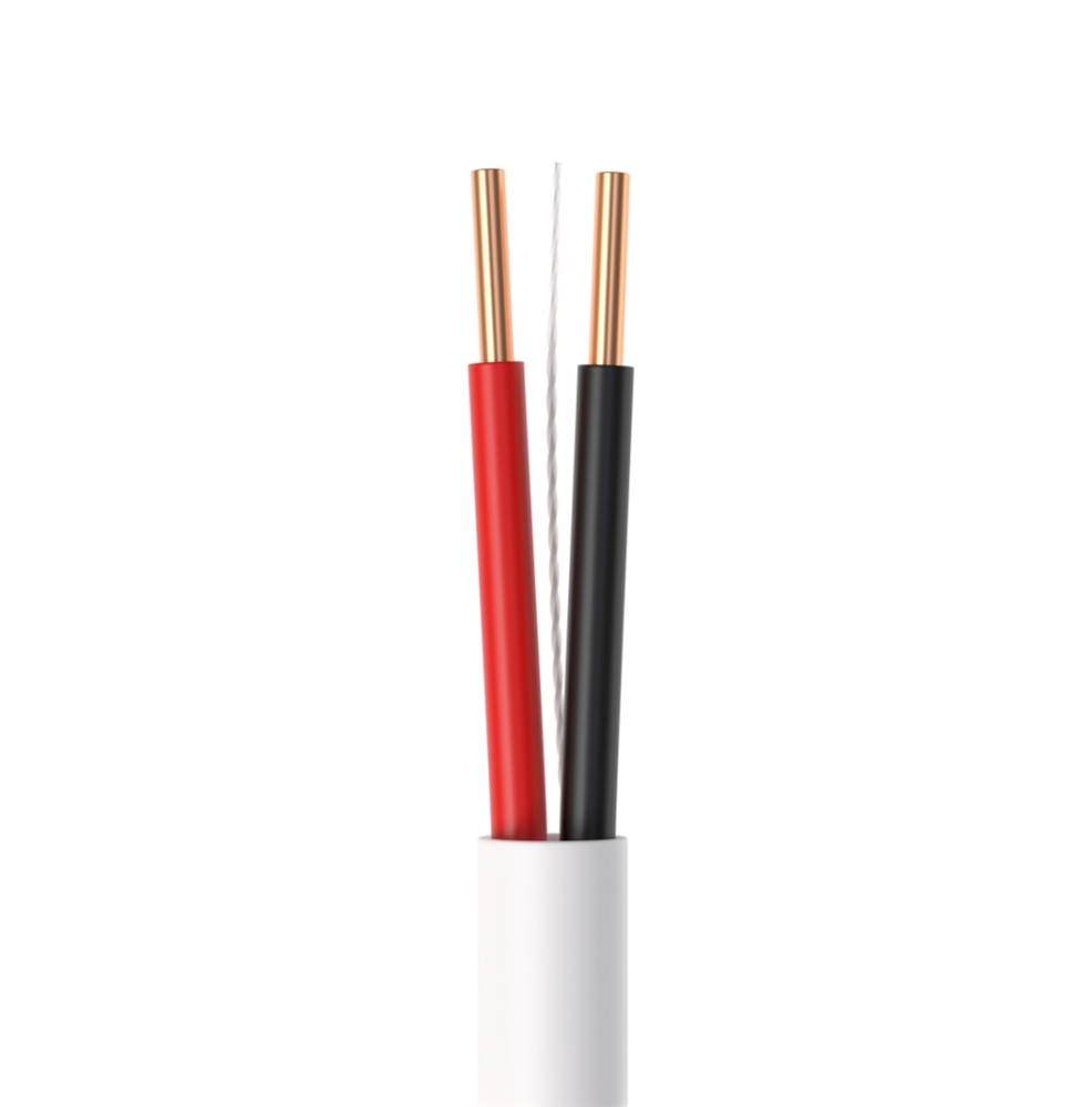 Alarm Security Cable 22/2 Gauge 500FT SOLID UTP CCA Conductor Unshielded Wire