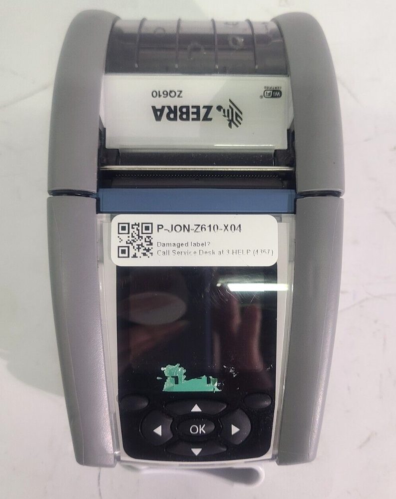 Zebra ZQ610 Thermal Label Printer W/ Battery