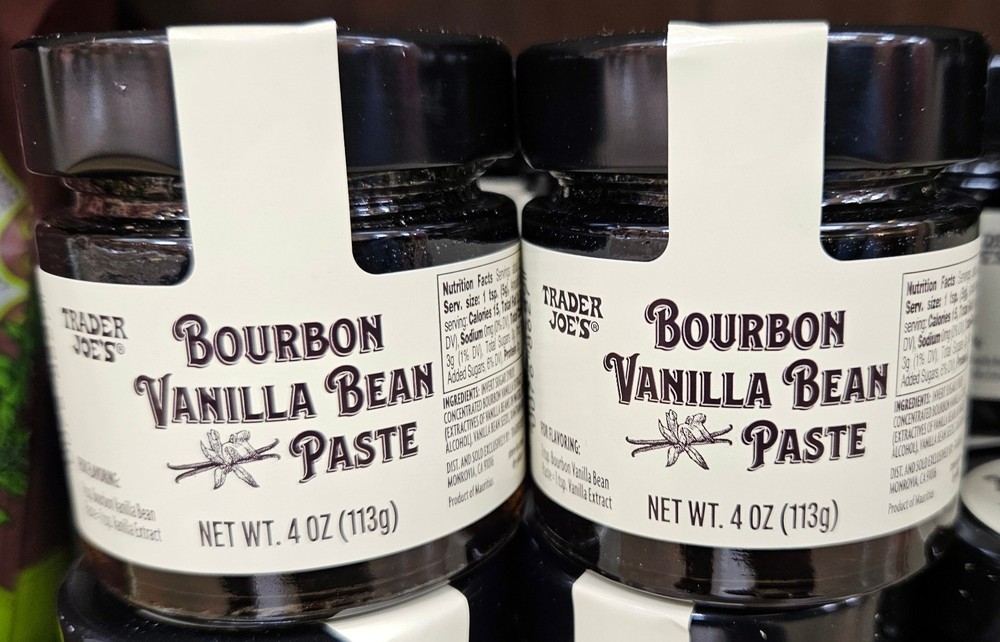 Trader Joe's Bourbon Vanilla Bean Paste 4oz 113g (2 Bottles)