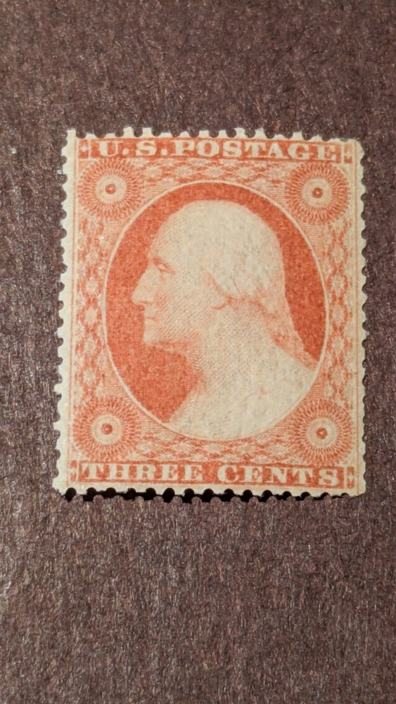 U.S. Stamp #26 very fine mint never hinged. Please red description.