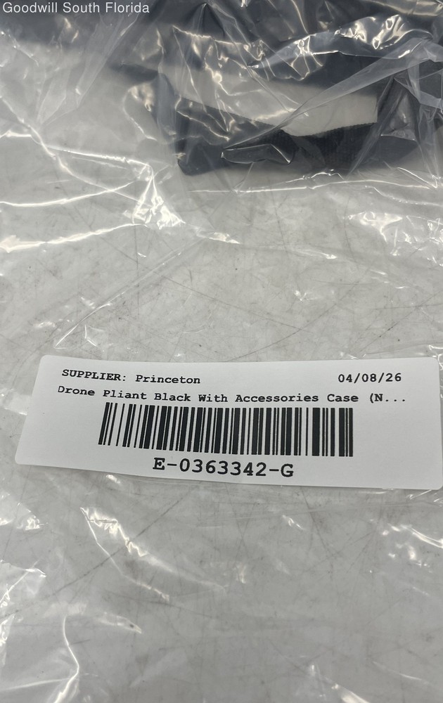 Black Remote Controller Folding Drone Pliant With Accessories Not Tested