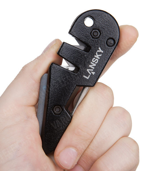 Lansky Blade Medic Measures 4" Four Sharpeners In One Carbide Ceramic Diamond