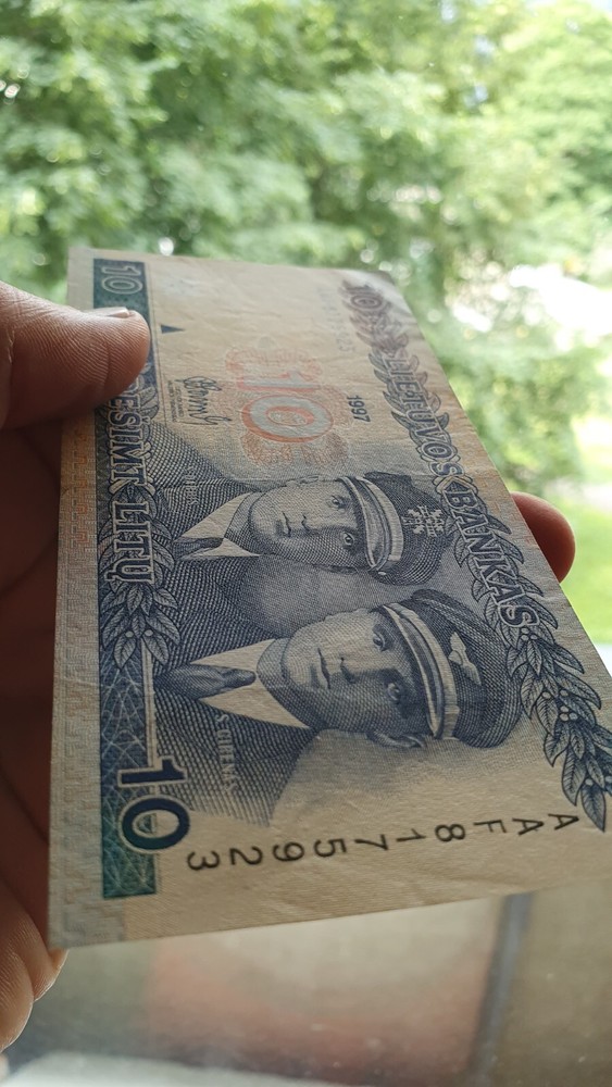 LITHUANIA 10 litu 1997, XF, P59