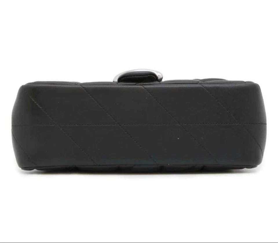 Tabby CP149 Shoulder Bag 20 Quilted Black Silver NEW - Caoch (Discounted Price)