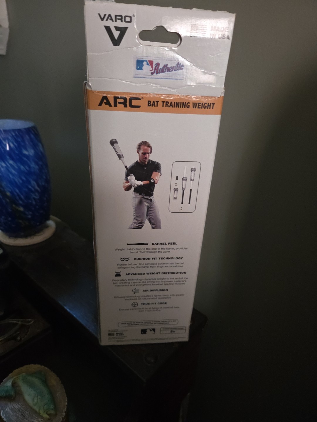 Varo ARC Bat 12oz Training Weight for Baseball . Fits Barrels 2 5/8 & 2 3/4.