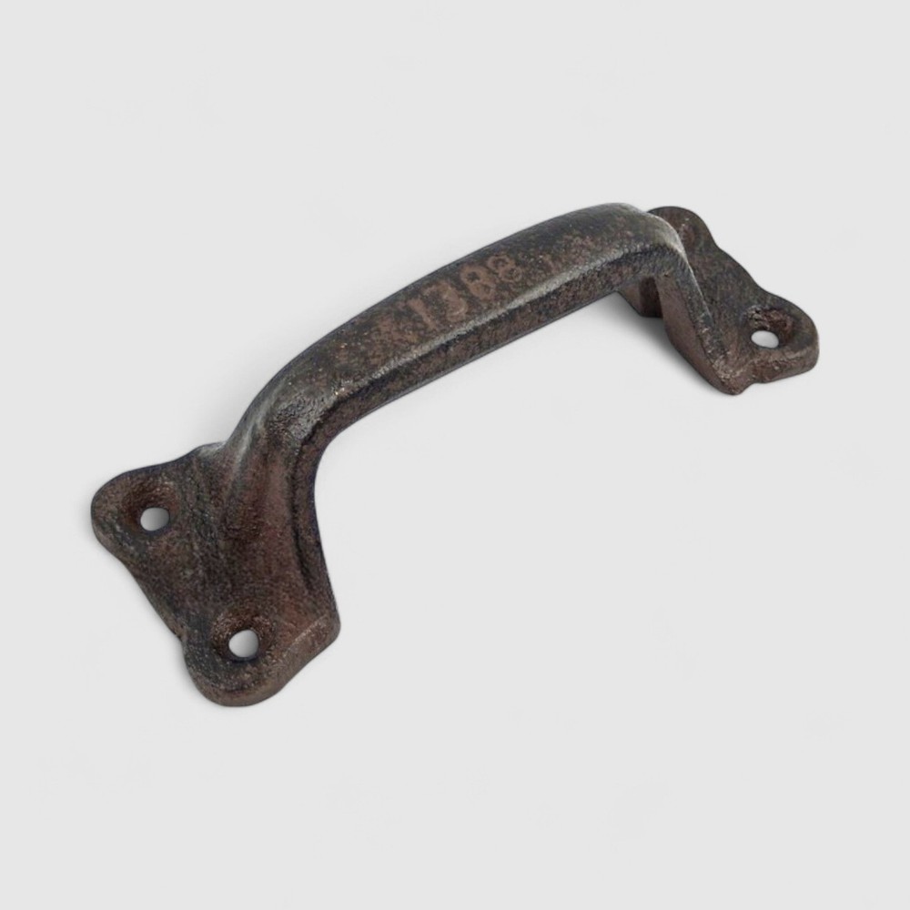 Antique Cast Iron Door Handle, Rustic Barn, Drawer, Gate, Shed & Cabinet Pull